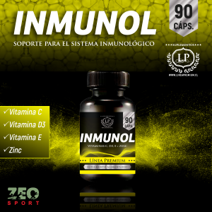 Inmunol (vitamina C+ D3+ E +zinc) Sist. Inmunológico 3 Meses